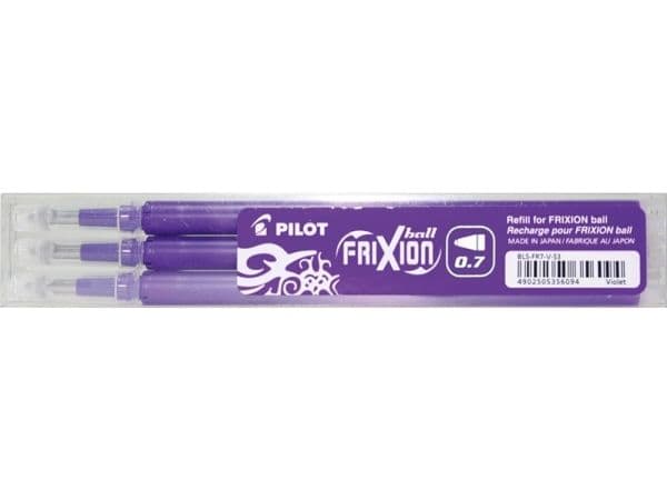 FriXion-penna 0,7 lila 3 st PILOT