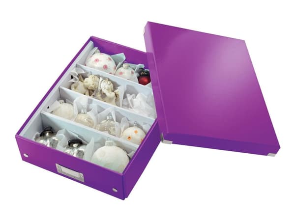 Leitz Click & Store WOW Medium - Lagerboks - purpur