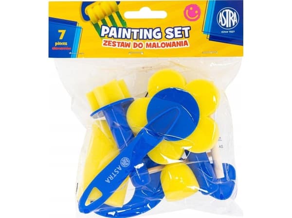 Astra sett med ruller/roller til maling 7 deler ASTRA