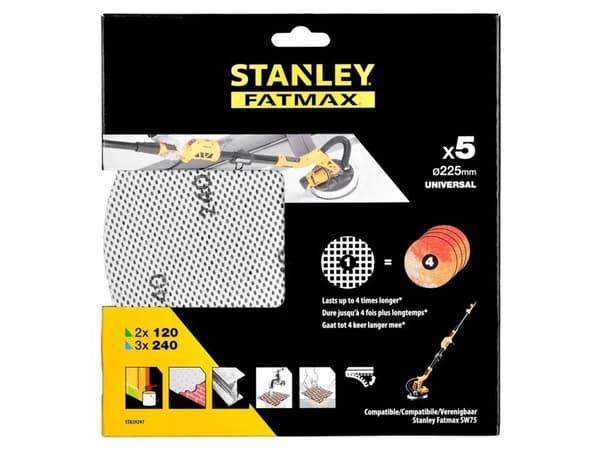 Slippapper 2x120g/3x240g STANLEY STA39297P