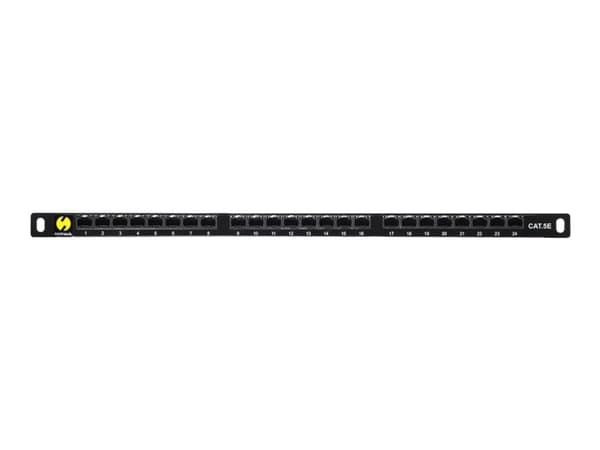 Netrack - Patch-panel - CAT 5e - UTP - RJ-45 X 24 - 0.5U - 10"/19"