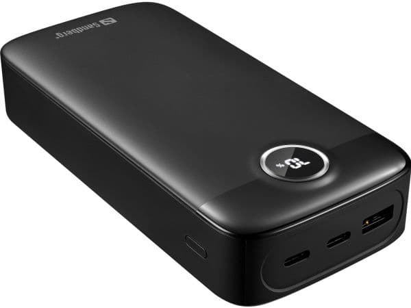 Sandberg 421-49, 20000 mAh, Semi-solid-state, 3,7 V, Svart