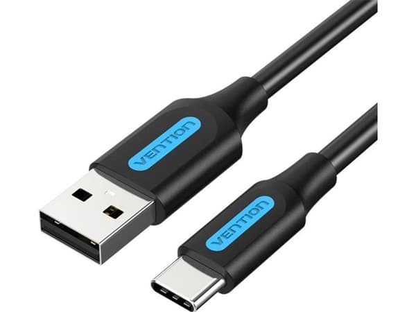 USB 2.0 til USB-C-kabel 1 m Vention COKBF (svart)