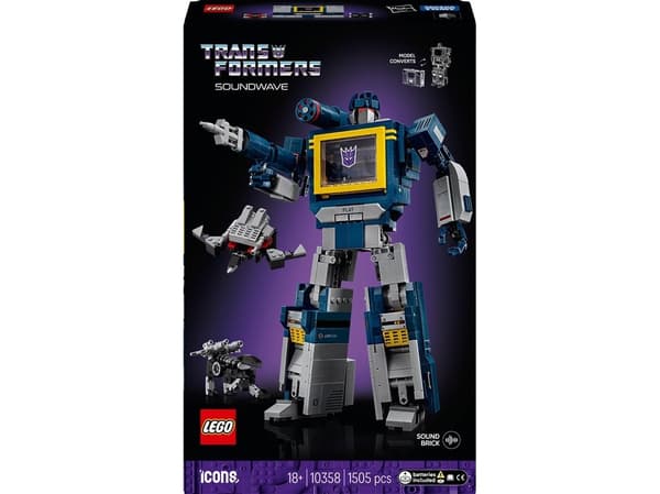 LEGO Icons 10358 Transformers: Soundwave