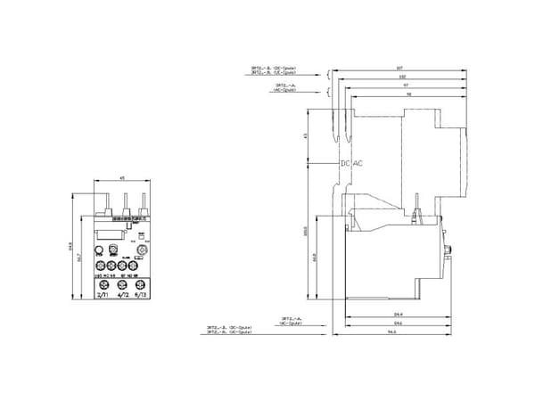 Termorelæ 1,8-2,5A, 3RU2126-1CB0