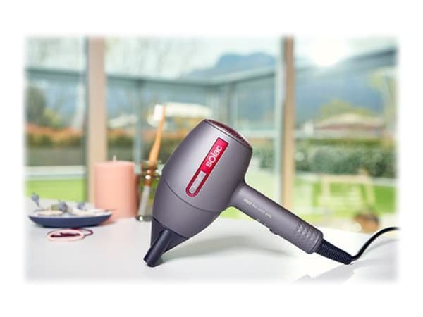 Solac SH7087 Fast Ionic Dry 2000 - Hårtork - gray/pink