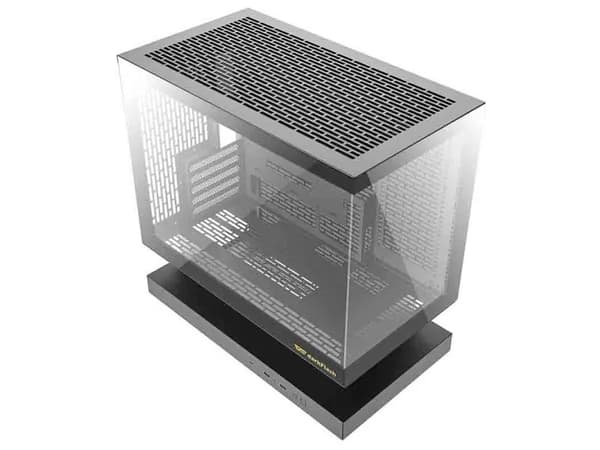 "Darkflash F1 PC-kotelo (musta) + 6 ARGB tuuletinta