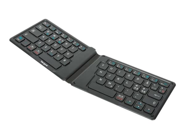 Targus AKF003NO, Mini, Langaton, Bluetooth, QWERTY, Musta