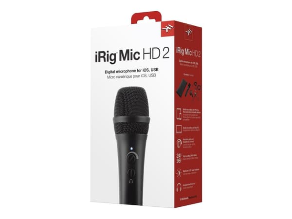 IK Multimedia iRig Mic HD 2 - Mikrofon - USB, Apple Lightning