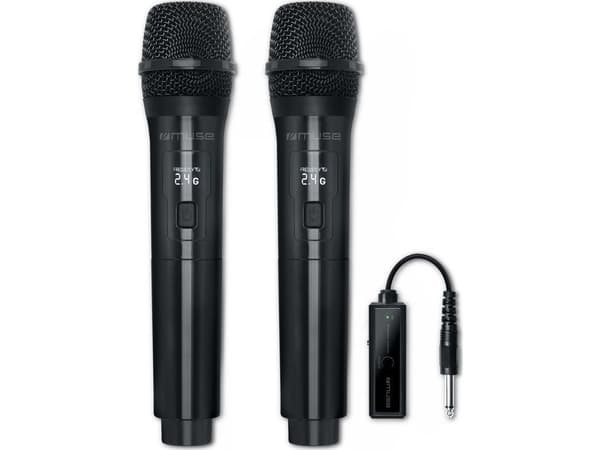 Muse | Pack 2 trådlösa mikrofoner | MC-50 WI | Black