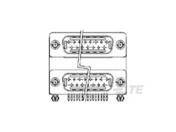 TE Connectivity AMPLIMITE Stackable ConnectorsAMPLIMITE Stackable Connectors 1734280-3 AMP