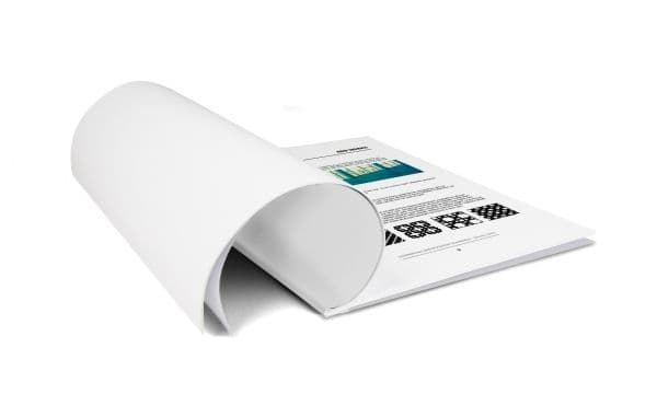 Indbindingsomslag A4P, blødt 16-40 ark hvid soft touch