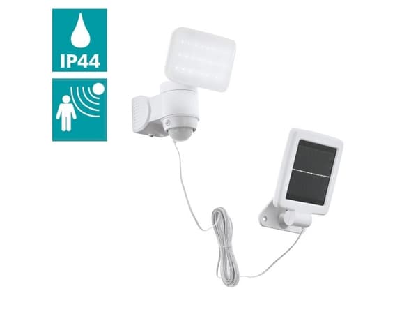 EGLO CASABAS solcelle-vegglampe hvit med sensor