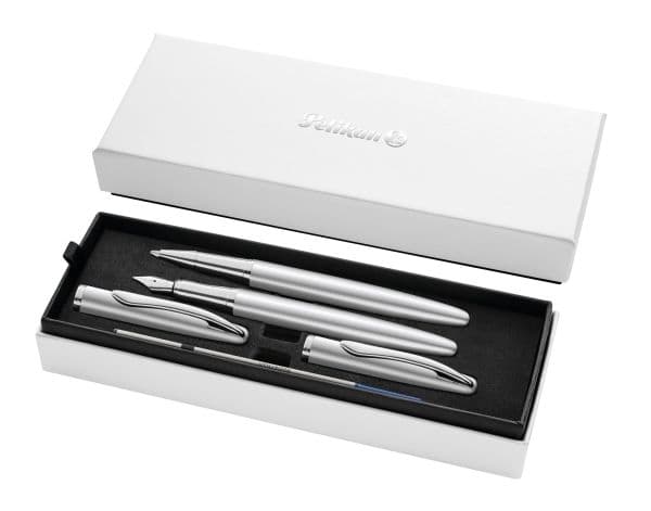 Pelikan skrivset Jazz Noble Elegance silver, Sort