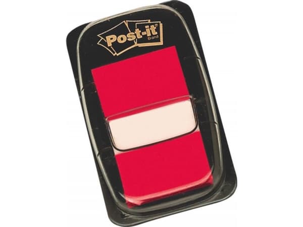 Post-it indexflikar POST-IT 25 x 43 mm 680-1 50 röda ark