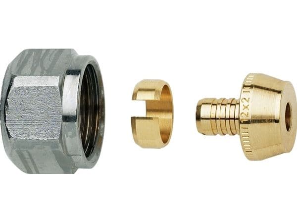 Px koblingssæt 1/2''x12mm m/støtteb pex