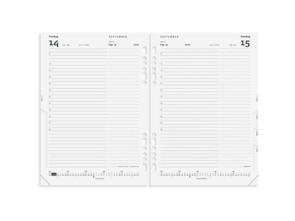 System A5 dagskalender REFILL 2027