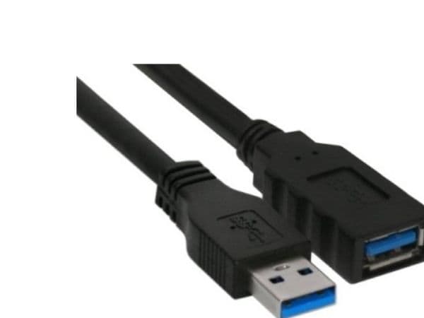 InLine 35620, 2 m, Uros/naaras, 5120 Mbit/s, Musta