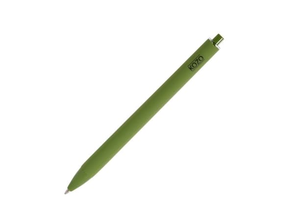 KOZO kulepenn sort blekk Olive Green - (10 stk.)