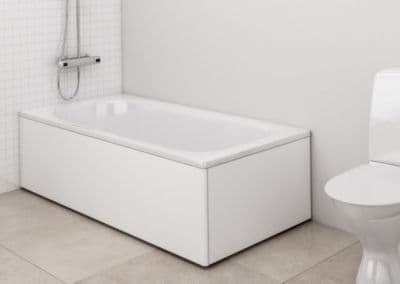 Ifö Caribia gavl 653 mm - til badekar 1700