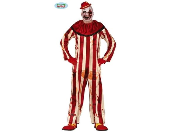 Ränder dödar clown dräkt
