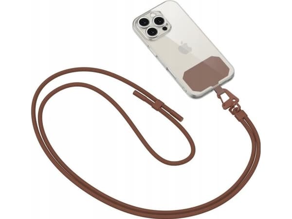 Tech-Protect TECH-PROTECT C5S ROPE crossbody-rem, sjokoladebrun