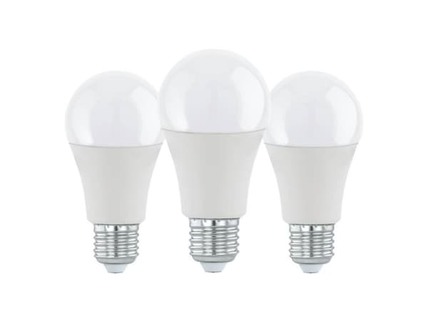 EGLO E27 A60 11W 1055LM 3000K 3 st opal
