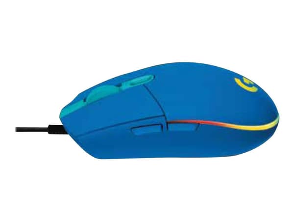 Logitech Gaming Mouse G102 LIGHTSYNC - Mus - høyrehendt - optisk - 6 knapper - kablet - USB - blå