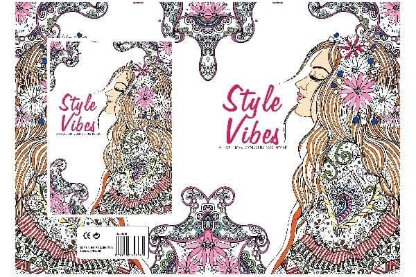 Målarbok A4 Style Vibes 32 sidor |