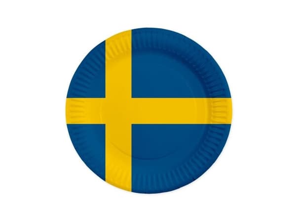 Sverige pappfat, 8 stk