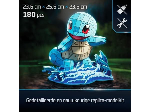 4D Puslespill Pokémon 30 cm - Squirtle