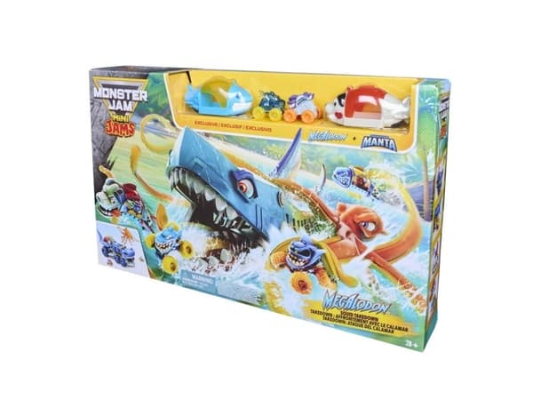 Monster Jam Mini Jams Megalodon Carrier