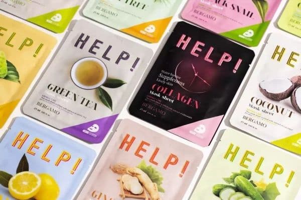 BERGAMO_Help Sheet Mask for Face with Black Snail 25ml