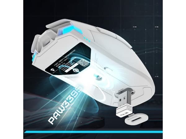 Machenike M7 Pro trådlös gamingmus - vit