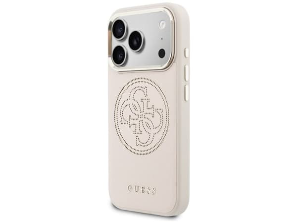 Guess Perforated 4G MagSafe-deksel til iPhone 17 Pro Max - Rosa