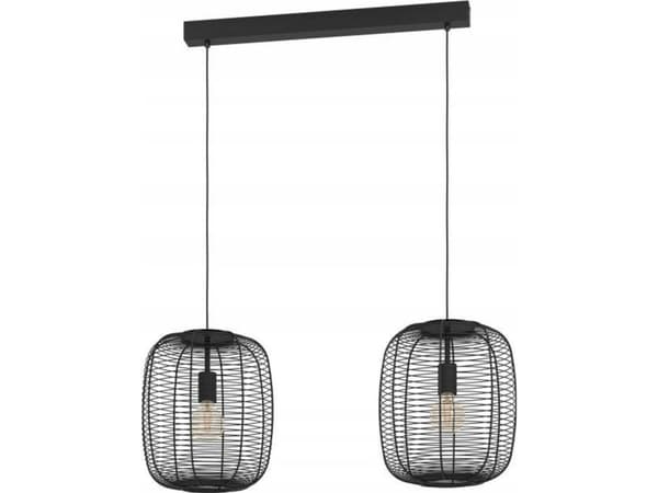 EGLO RINROE LANGBORD 2L E27 svart