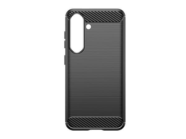 Etui silikonowe Carbon Case na iPhone 16e - czarne