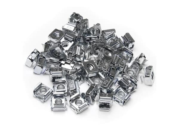 StarTech.com 50 Pkg M5 Cage Nuts for Server Rack Cabinets - M5 cage nuts - Rack cage nuts - cage nuts (CABCAGENUTS) - Rack Nuts (Pack of 50) - for ...