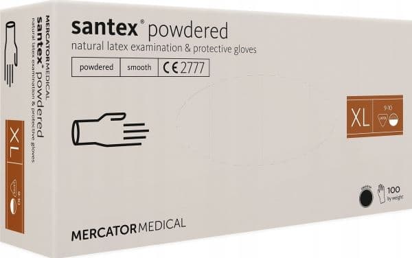 Raw-Pol PULVERTE LATEX HANSKER/100stk.