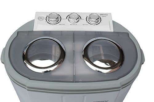 Camry Premium CR 8052, Toplader, 3 kg, Grå, Hvit