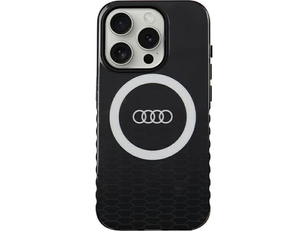 Audi IML Big Logo MagSafe-deksel til iPhone 15 Pro - svart