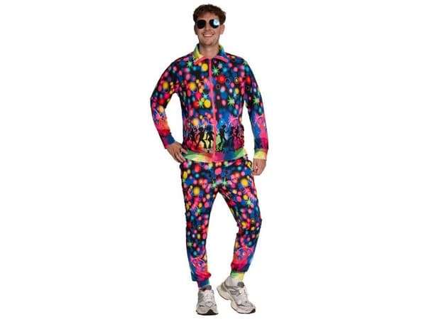Neon disco-joggingdress