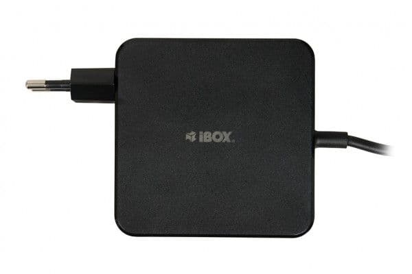 iBOX - USB-C-strømadapter - AC 100-240 V - 100 watt