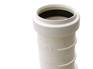 32 mm Dobbeltmuffe afløb hvid PP