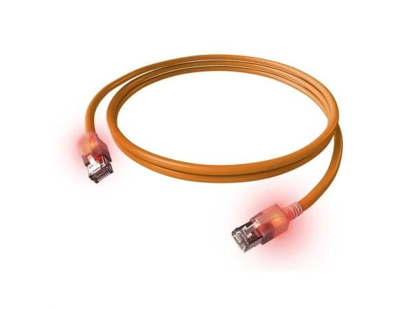 EasyLan CS1OOADAD0050, 5 m, Cat6a, S/FTP (S-STP), RJ-45, RJ-45, Oranssi