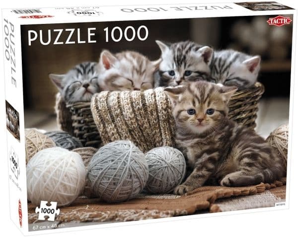 Tactic Puzzle Lovers Cute Kittens 1000 brikker puslespill