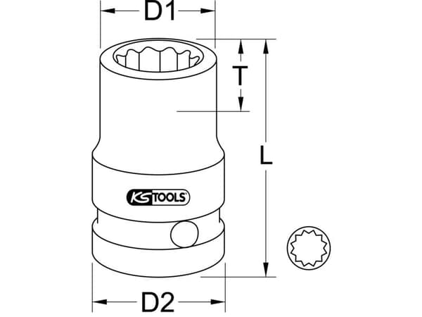 KS Tools 515.0905 515.0905 Virtapistorasia