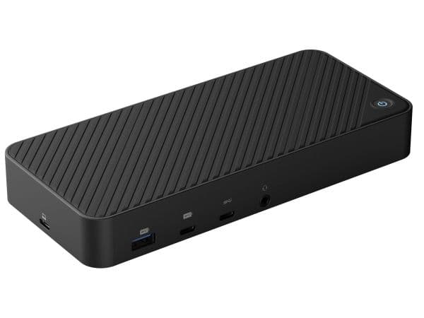 DELTACO - Dokkingstasjon - USB-C - 2 x DP, 3 x HDMI - 1GbE