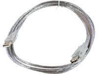 Microconnect USBAAF2T, 1,8 m, USB A, USB A, USB 2.0, Läpinäkyvä