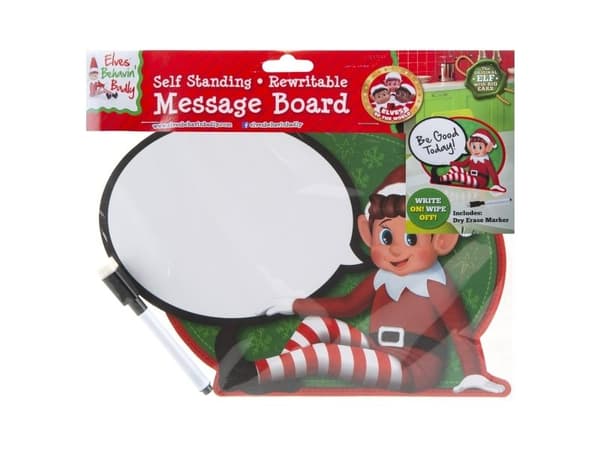 Elf meldningstavle med marker & svamp